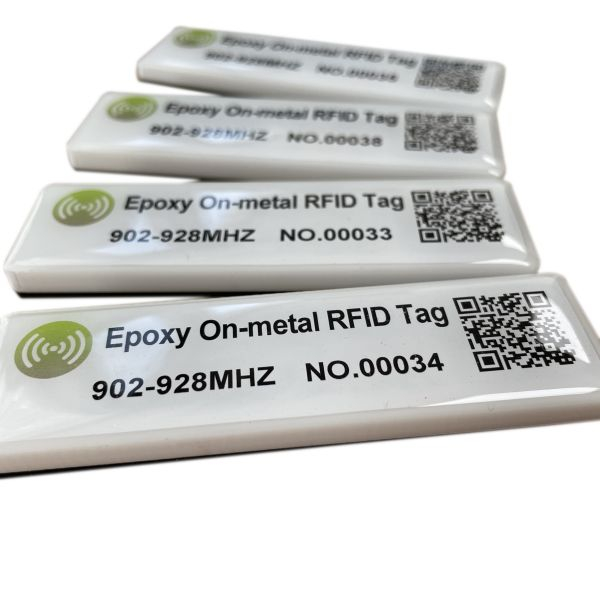 Epóxi RFID em etiqueta de metal